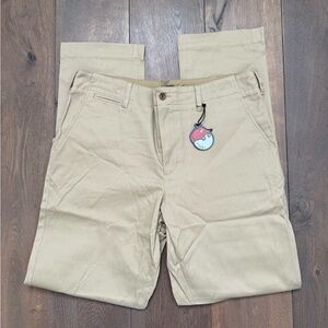 Malbon Golf Men’s Beige Classic Chino Pants